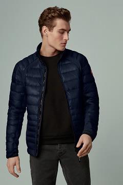 Chamarras Canada Goose Hombre Mexico - Hybridge Lite Chaqueta De Plumas Azul Oscuro Marino HR3192048